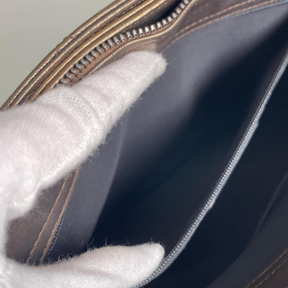 CHANEL Brown Caviar Leather Tote Bag - Picture 13 of 16